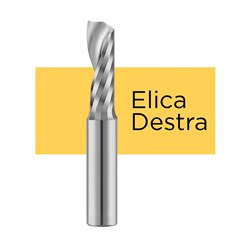 Fresa elicoidale destra (DX)